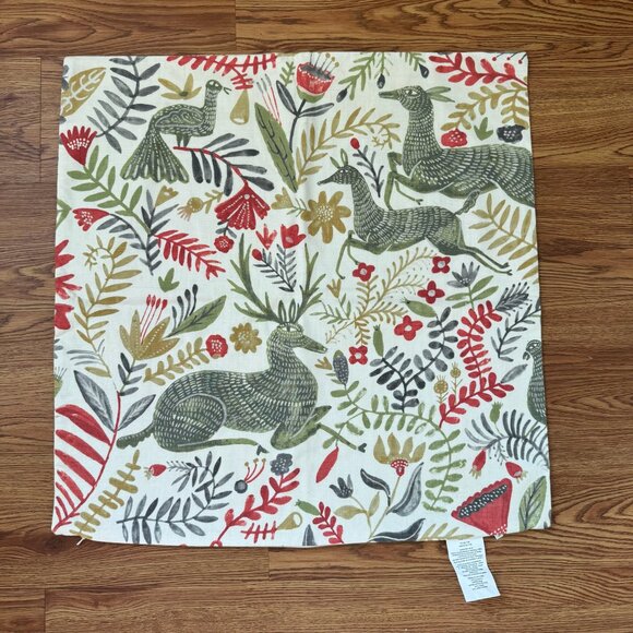 Pottery Barn Llew Deer Print Decorative Pillow Cover - Picture 5 of 5